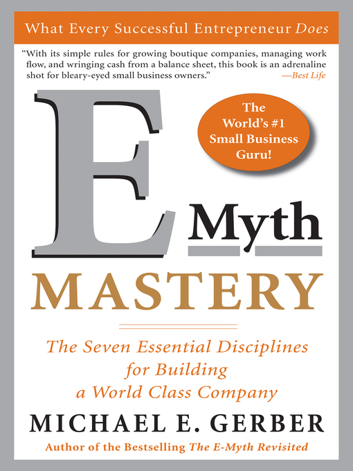 Title details for E-Myth Mastery by Michael E. Gerber - Available